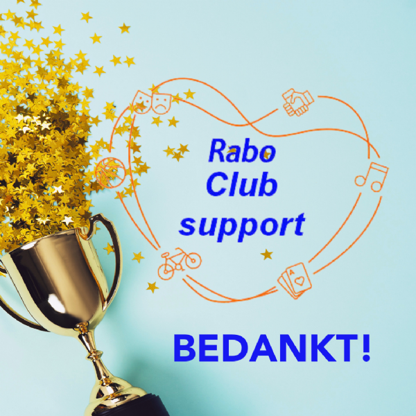 Rabo Clubsupport: Bedankt!